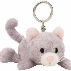 NICI Schlüssselkasten Und Schlüsselanhänger>Schlüsselanhänger Liegende Katze grau GREEN