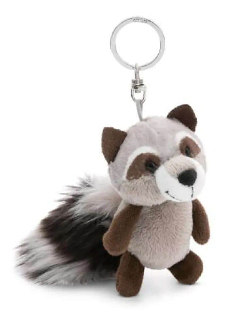 NICI Schlüssselkasten Und Schlüsselanhänger>Schlüsselanhänger Waschbär Lenno 10cm GREEN