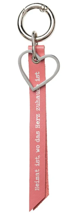 Räder Schlüssselkasten Und Schlüsselanhänger>Schlüsselband „Heimat ist, wo das Herz...", L 13cm