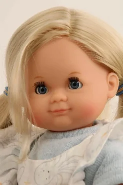 Schildkröt-Puppen Spielpuppen>Schlummerle Gr. 32 ,Kleid im Meerestieremotiv blau