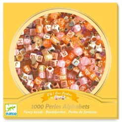 Djeco Basteln>Schmuck basteln Buchstaben Gold