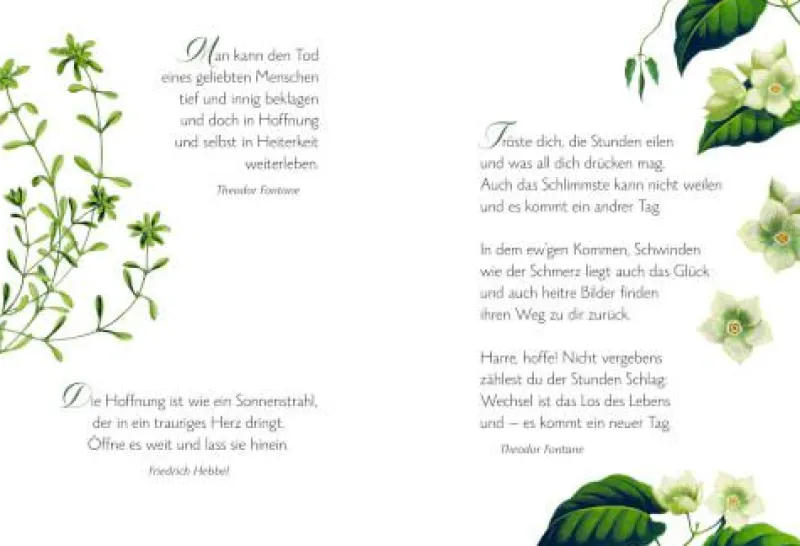 COPPENRATH SPG Geschenkbücher>Schöne Grüße: Worte des Trostes in Tagen der Traue