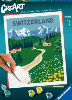 Ravensburger Malen Und Zeichnen>Schweiz: Jungfrau Region - Malen nach Zahlen