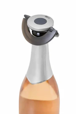 Adhoc Barzubehör>Sekt- / Champagnerverschluss Gusto, Black&silver,