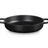 Le Creuset Pfannen Guß Und Schmiedeeisen>Servierpfanne Signature 2 Griffe 28 cm Schwarz