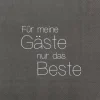 Räder Servietten|Servietten Und Serviettenringe>Serviette „Für meine Gäste nur das Beste", 33X33