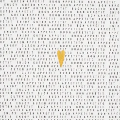 Räder Servietten Und Serviettenringe|Servietten>Serviette „Bon Appetit Herz",33x33cm