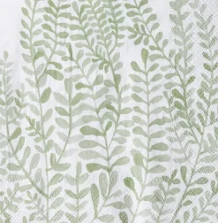 Räder Servietten Und Serviettenringe|Servietten>Serviette „Ranken", grün, 33x33cm