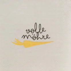 Räder Servietten Und Serviettenringe|Servietten>Serviette „Volle Möhre", 33x33cm