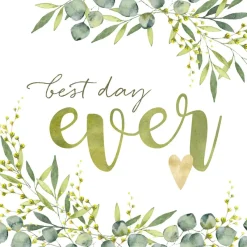 ppd Servietten Und Serviettenringe|Servietten>Servietten 33x33cm Best Day Ever