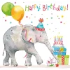 ppd Servietten|Servietten Und Serviettenringe>Servietten 33x33cm Birthday Elephant