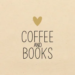 ppd Servietten Und Serviettenringe|Servietten>Servietten 33x33cm Coffee & Books