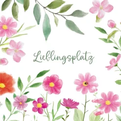 ppd Servietten Und Serviettenringe|Servietten>Servietten 33x33cm Lieblingsplatz