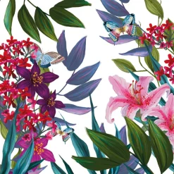 ppd Servietten Und Serviettenringe|Servietten>Servietten 33x33cm Tropical Lilies