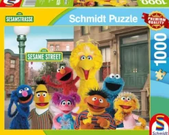 Schmidt Spiele Erwachsenenpuzzle>Sesamstraße: Ein Wiedersehen - Puzzle 1000 Teile
