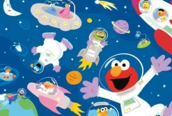 Schmidt Spiele Kinderpuzzle>Sesamstraße: Im Weltall - Puzzle 60 Teile