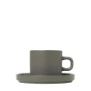 Blomus Farbe>Set 2 Kaffeetassen -PILAR- Pewter, 200 ml
