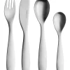 Puresigns Kinder>Seven Kinderbesteck 4-tlg 18/10 Edelstahl matt