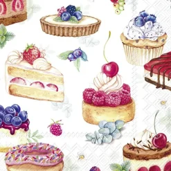 IHR Servietten Und Serviettenringe|Servietten>SOMETHING SWEET Green Blue Lunch-Servietten L10448