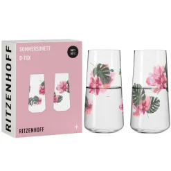 Ritzenhoff Wasser, Saft Und Longdrink>Sommersonett D-TOX/Wasser 2er Set(Rosenkr)F23