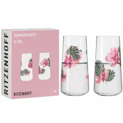 Ritzenhoff Wasser, Saft Und Longdrink>Sommersonett D-TOX/Wasser 2er Set(Rosenkr)F23