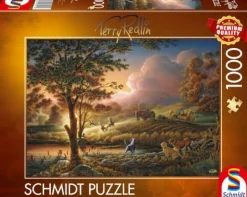Schmidt Spiele Erwachsenenpuzzle>Sonnengold über reifen Feldern - Puzzle 1000 Teile