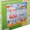 SpielMaus Kleinkindpuzzle|Spielen>Sound Holzpuzzle Straßenverkehr