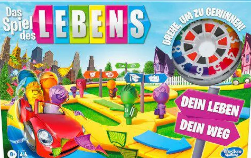 Hasbro Familien- Und Gesellschaftsspiele>Spiel des Lebens, Neuauflage