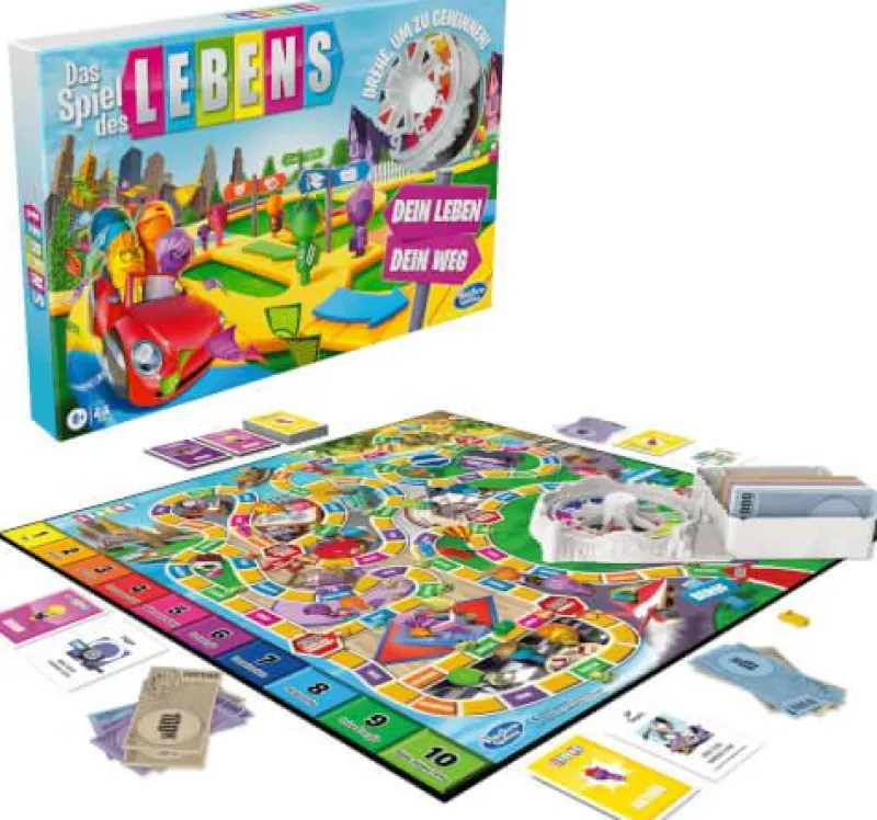 Hasbro Familien- Und Gesellschaftsspiele>Spiel des Lebens, Neuauflage