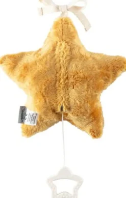 Sterntaler Spieluhren Und Mobile>Spieluhr mittel Stern mattgelb