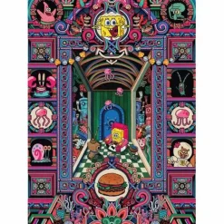 Schmidt Spiele Erwachsenenpuzzle>Spongebobs Verrückte Welt 1000 Teile