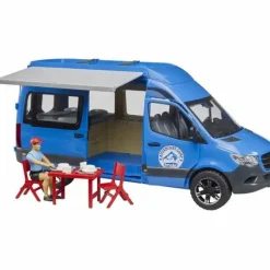 Bruder Fahrzeuge Und Fluggeräte>Sprinter Camper Farbe kobaltblau