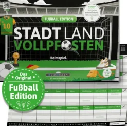 Denkriesen Familien- Und Gesellschaftsspiele>STADT LAND VOLLPFOSTEN® - FUßBALL EDITION - Heimsp