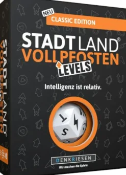 Denkriesen Familien- Und Gesellschaftsspiele>STADT LAND VOLLPFOSTEN® - Levels - CLASSIC EDITION
