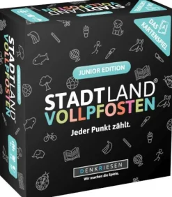 Denkriesen Familien- Und Gesellschaftsspiele>STADT LAND VOLLPFOSTEN® JUNIOR EDITION Das Kartens