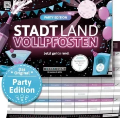 Denkriesen Familien- Und Gesellschaftsspiele>STADT LAND VOLLPFOSTEN®-PARTY EDITION "Jetzt geht´