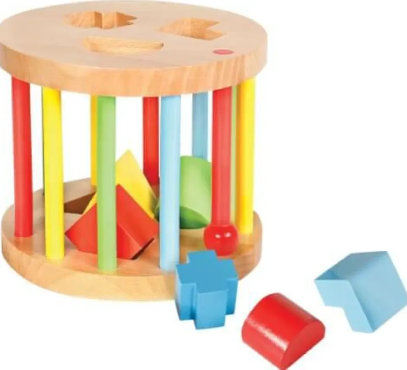 SpielMaus Spielen>Steckkbox, rund 6 Steine
