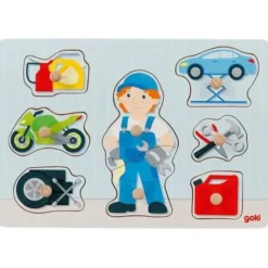 Gollnest & Kiesel Kleinkindpuzzle|Spielen>Steckpuzzle Automechaniker
