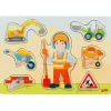 Gollnest & Kiesel Kinderpuzzle>Steckpuzzle Bauarbeiter