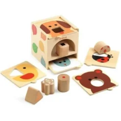 Djeco Spielen>Steckspiel: BoxBasic