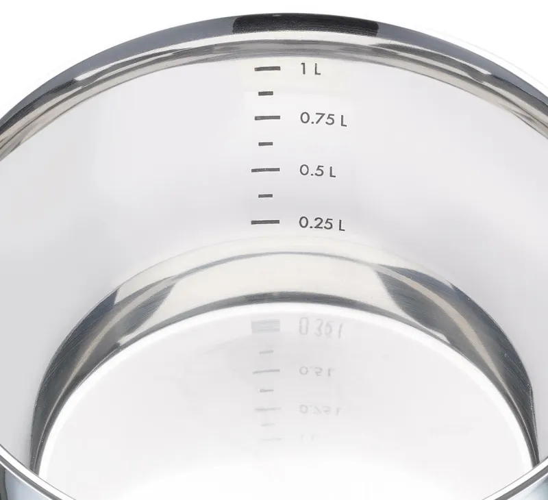 Küchenprofi Töpfe Edelstahl>Stielkasserolle 1000 ml