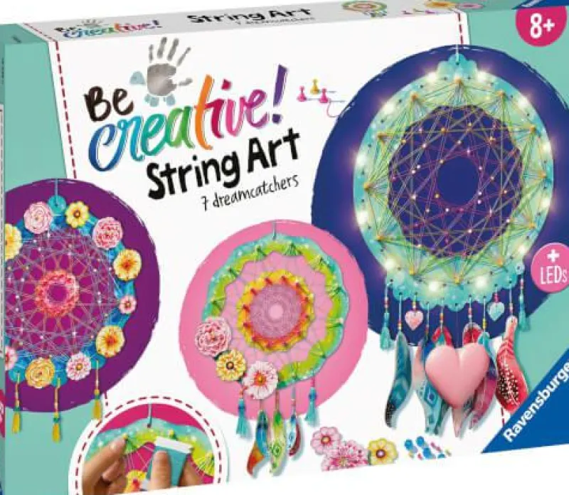 Ravensburger Basteln>String Art, 7 dreamcatchers - Be creative!