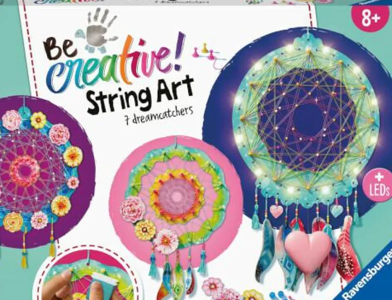 Ravensburger Basteln>String Art, 7 dreamcatchers - Be creative!