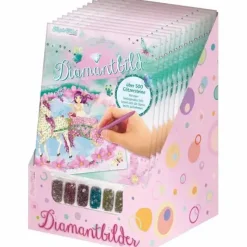 Mauder Verlag Basteln>TapirElla Diamantbilder Einhorn und Elfe