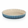 Le Creuset Tarte- Und Quicheformen, Crême Brulée>Tarteform 28 cm Deep Teal