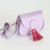 Kisme Taschen Und Körbe>Tasche Bommel flieder fuchsia