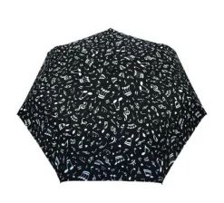 Smati Geschenkideen>Taschenschirm mit Musiknoten, L28cm, Ø90cm