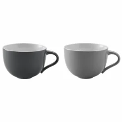 Stelton Farbe>Tasse 2 Stk - Emma Grau