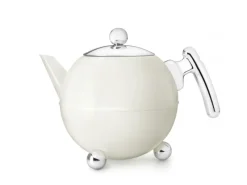 Bredemeijer GmbH Teezubereitung>Teekanne Bella Ronde weiss 1,2l