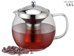 Weis & Cie. GmbH Teezubereitung>Teekanne Glas mit Filter 1,5L